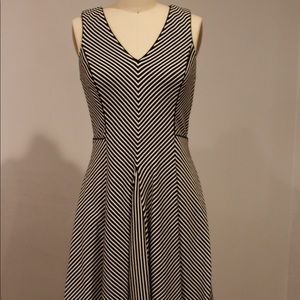 Banana Republic Black and White Dress.